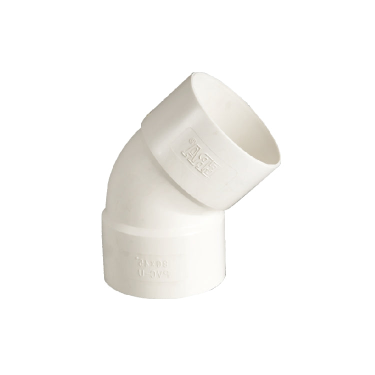 CODO CANALETA 80 mm x 45° H-H